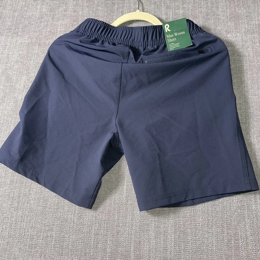 The Row Right Of Way Max Woven Shorts Men Small Blue Nights Elastic Waist Summer